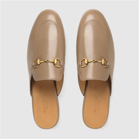 leather slippers gucci|gucci leather slippers women's.